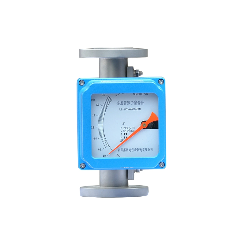 Corrosion Proof Anti Corrosive Metal Tube Digital Oil Flow Meter Glass Rotameter